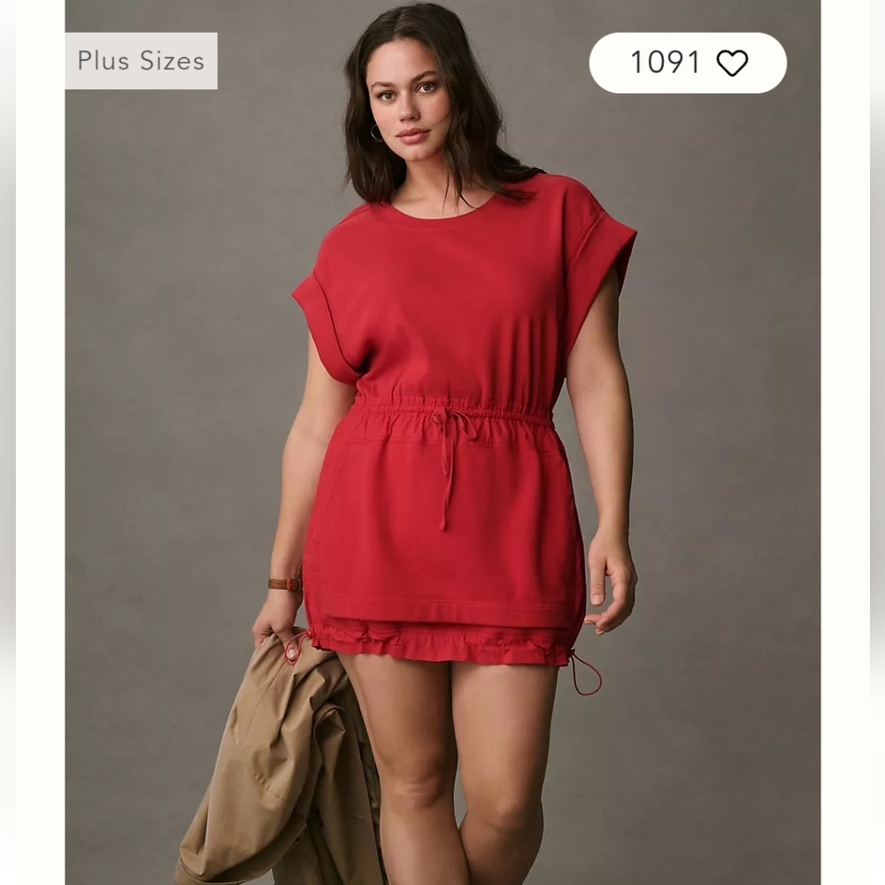 Daily Practice by Anthropologie Short-Sleeve Mini Dress